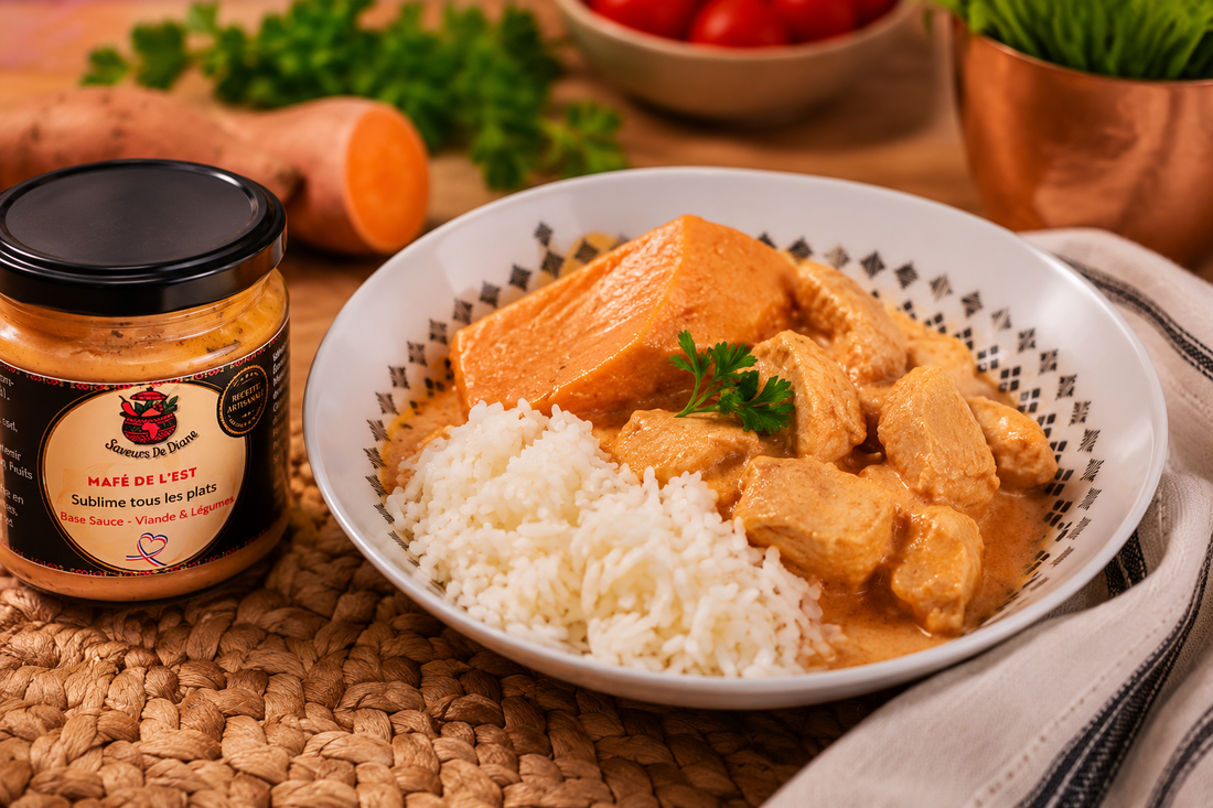 Recette de mafé express au poulet : prête en 25 minutes