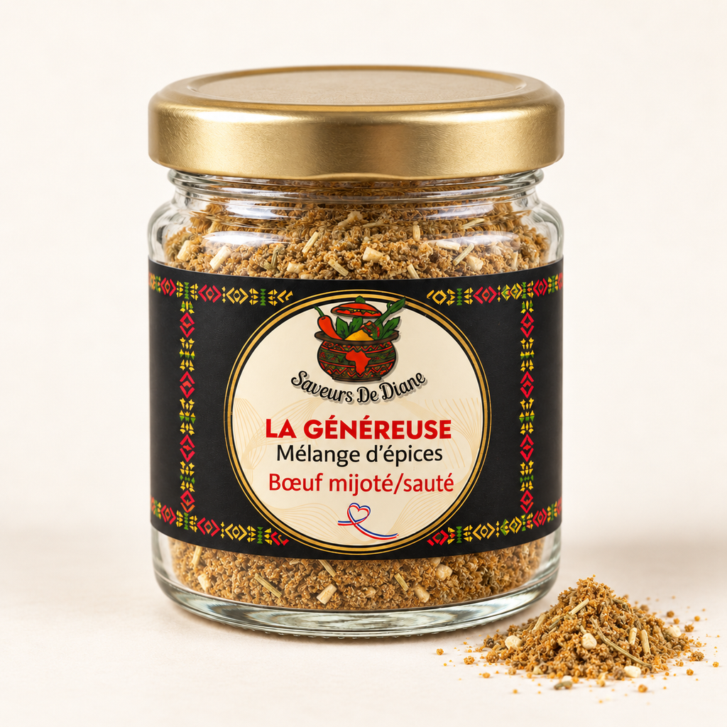 La Généreuse – Mélange d’épices pour bœuf mijoté ou sauté – 50 g